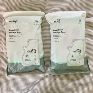 UNOPENED Motif Milk Storage Bags